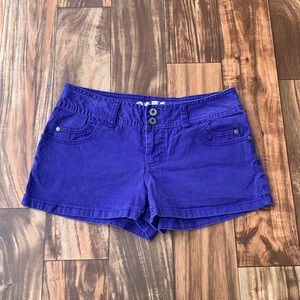 Cor3 purple booty shorts shawty 6